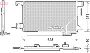 DCN17026 Kondenzátor, klimatizace DENSO