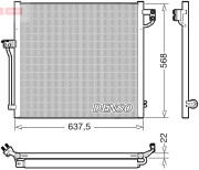 DCN17058 Kondenzátor, klimatizace DENSO