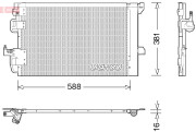 DCN20007 Kondenzátor, klimatizace DENSO