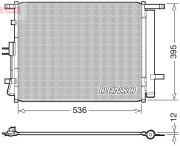 DCN43002 Kondenzátor, klimatizace DENSO