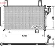 DCN44009 Kondenzátor, klimatizace DENSO