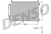 DCN46001 Kondenzátor, klimatizace DENSO