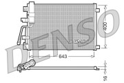 DCN46003 Kondenzátor, klimatizace DENSO