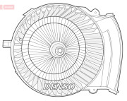 DEA07001 vnitřní ventilátor DENSO