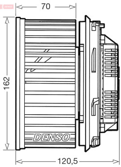 DEA10056 vnitřní ventilátor DENSO