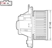 DEA21014 vnitřní ventilátor DENSO