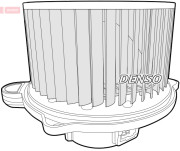 DEA43007 vnitřní ventilátor DENSO