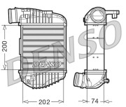 DIT02023 Chladič turba DENSO