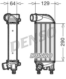 DIT09110 Chladič turba DENSO