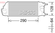 DIT09115 Chladič turba DENSO