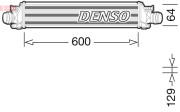 DIT15001 Chladič turba DENSO