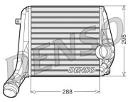 DIT28018 Chladič turba DENSO