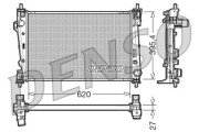 DRM01007 Chladič, chlazení motoru DENSO