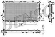 DRM02005 Chladič, chlazení motoru DENSO