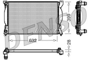 DRM02033 Chladič, chlazení motoru DENSO