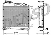 DRM03020 Chladič, chlazení motoru DENSO