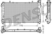 DRM06011 Chladič, chlazení motoru DENSO