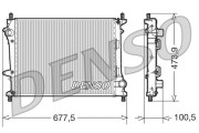 DRM09037 Chladič, chlazení motoru DENSO