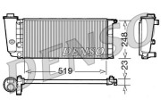 DRM09080 Chladič, chlazení motoru DENSO