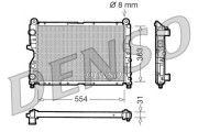 DRM09130 Chladič, chlazení motoru DENSO