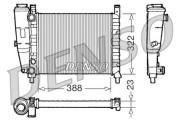 DRM09142 Chladič, chlazení motoru DENSO