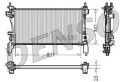 DRM09172 Chladič, chlazení motoru DENSO