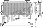 DRM10032 Chladič, chlazení motoru DENSO