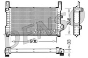 DRM10036 Chladič, chlazení motoru DENSO