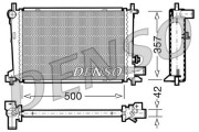 DRM10040 Chladič, chlazení motoru DENSO