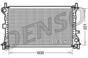 DRM10052 Chladič, chlazení motoru DENSO