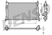 DRM10075 Chladič, chlazení motoru DENSO