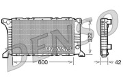 DRM10097 Chladič, chlazení motoru DENSO