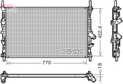 DRM10111 Chladič, chlazení motoru DENSO