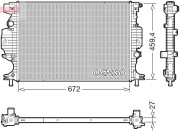 DRM10120 Chladič, chlazení motoru DENSO