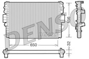 DRM12006 Chladič, chlazení motoru DENSO