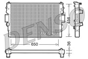 DRM12007 Chladič, chlazení motoru DENSO