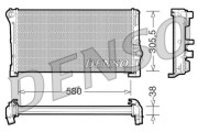 DRM13010 Chladič, chlazení motoru DENSO