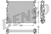 DRM17006 Chladič, chlazení motoru DENSO