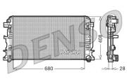 DRM17009 Chladič, chlazení motoru DENSO