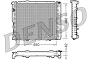 DRM17033 Chladič, chlazení motoru DENSO