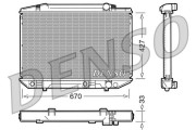 DRM17051 Chladič, chlazení motoru DENSO