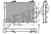 DRM17072 Chladič, chlazení motoru DENSO