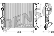 DRM23010 Chladič, chlazení motoru DENSO