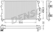 DRM23025 Chladič, chlazení motoru DENSO