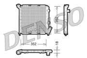 DRM23026 Chladič, chlazení motoru DENSO