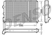 DRM23051 Chladič, chlazení motoru DENSO