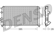 DRM23052 Chladič, chlazení motoru DENSO