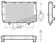 DRM23060 Chladič, chlazení motoru DENSO