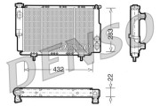 DRM23061 Chladič, chlazení motoru DENSO