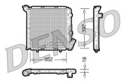 DRM23071 Chladič, chlazení motoru DENSO